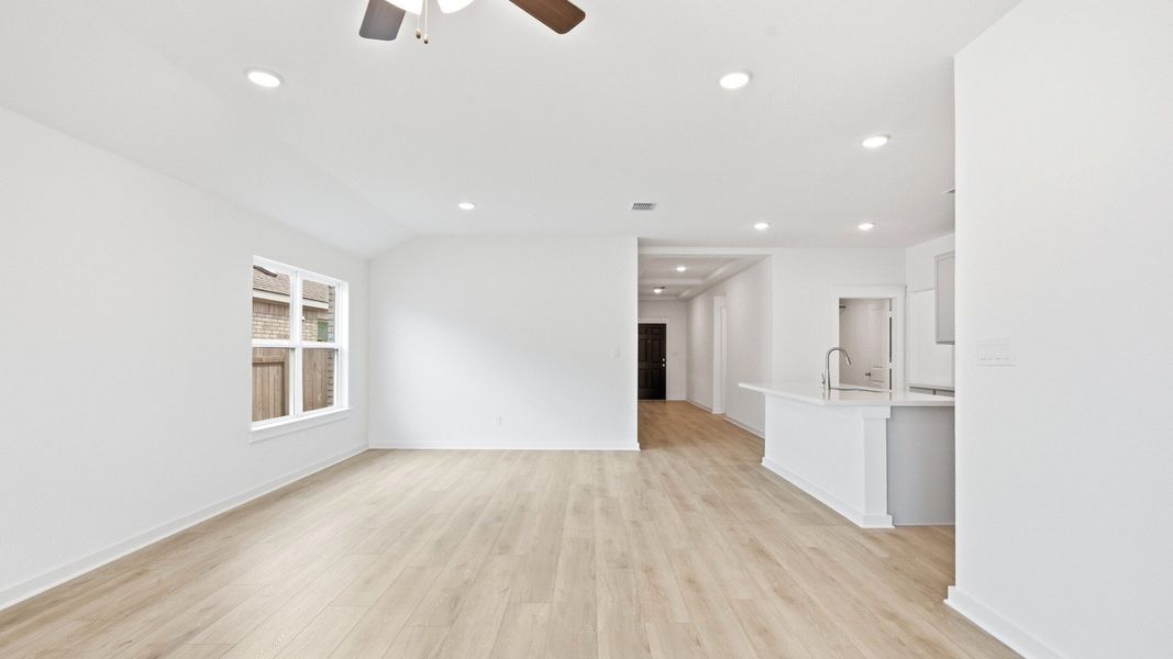 Furnished interior view inside a new home in Infinity Square, Kyle (Image 7).