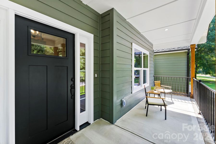 Exterior details and patio area of a home in , York (Image 3).