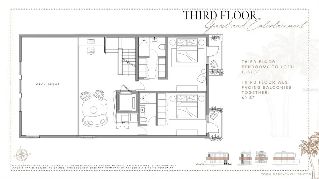 2D floor plan layout of this home in , Palm Coast, FL (Image 6).