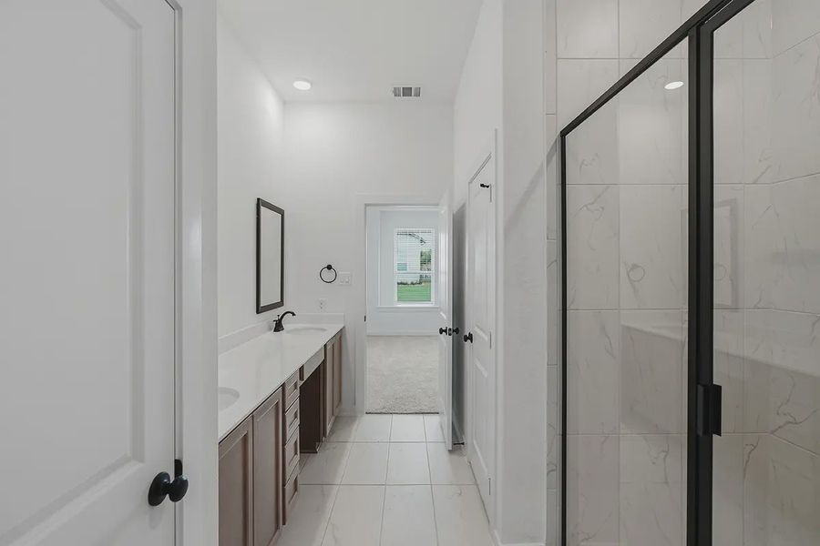 Furnished interior view inside a new home in The Crossvine, Schertz (Image 15).