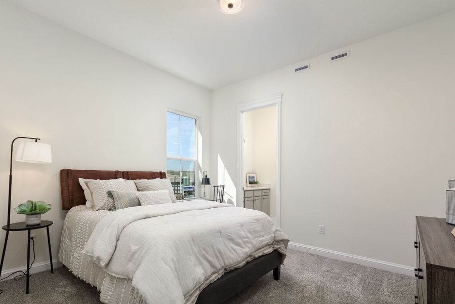 Furnished interior view inside a new home in Westerly, Erie (Image 34).