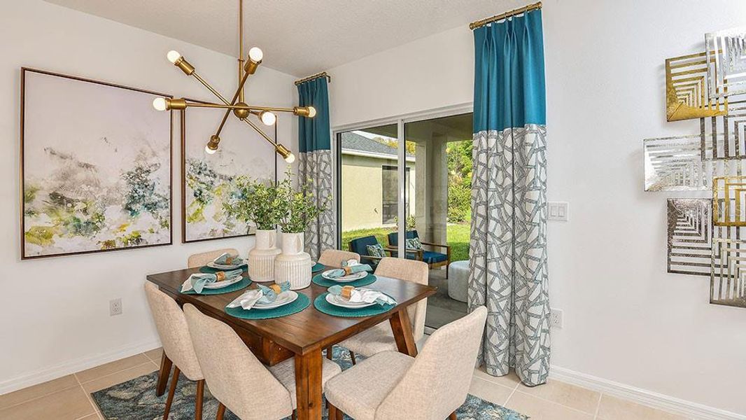 Furnished interior view inside a new home in Coasterra Community Group Page, Palmetto (Image 12).