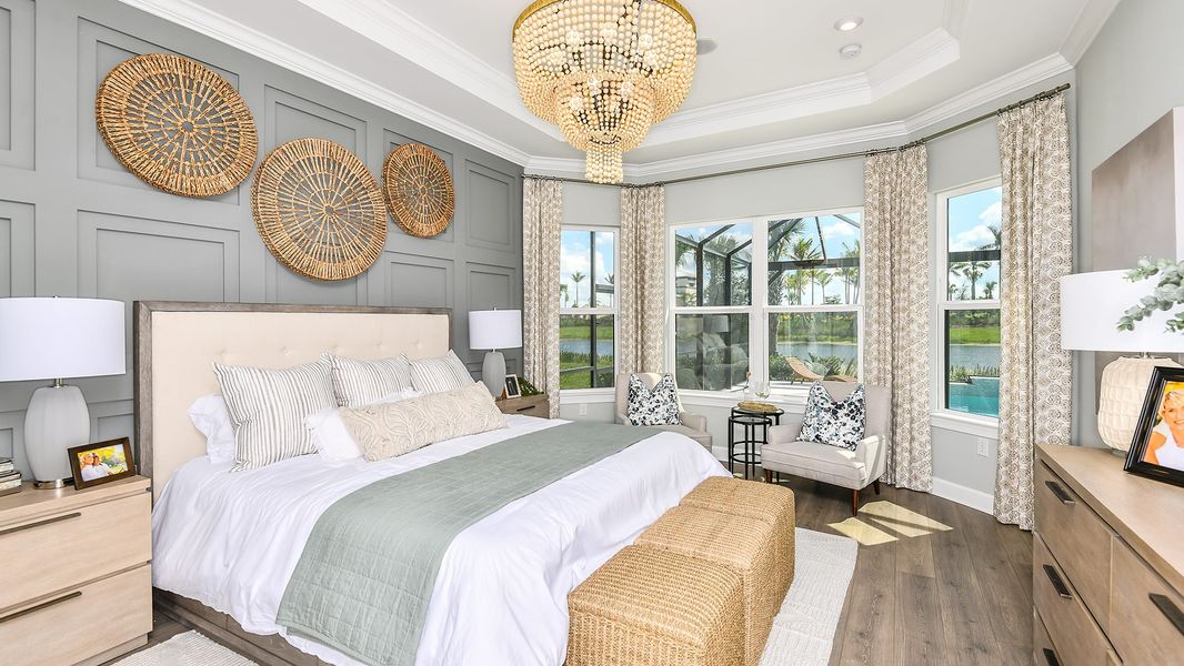 Representative furnished interior of a home built from the Lazio by Taylor Morrison in Esplanade by the Islands, Naples (Image 26).