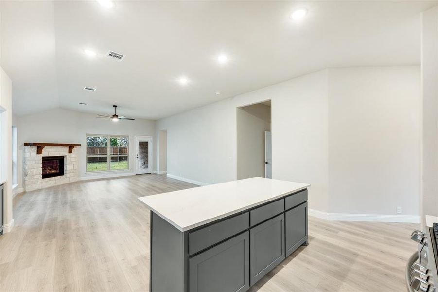 Furnished interior view inside a new home in East Oak Creek 50-55, Commerce (Image 11). Furnished interior view inside a new home in East Oak Creek 50-55, Commerce (Image 11).