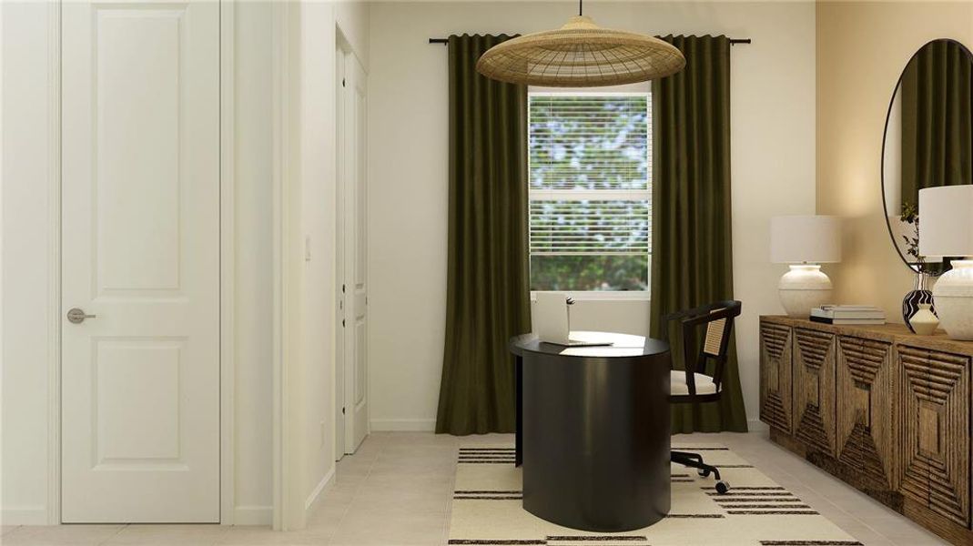 Furnished interior view inside a new home in Calusa Country Club, Lakewood Ranch (Image 9).