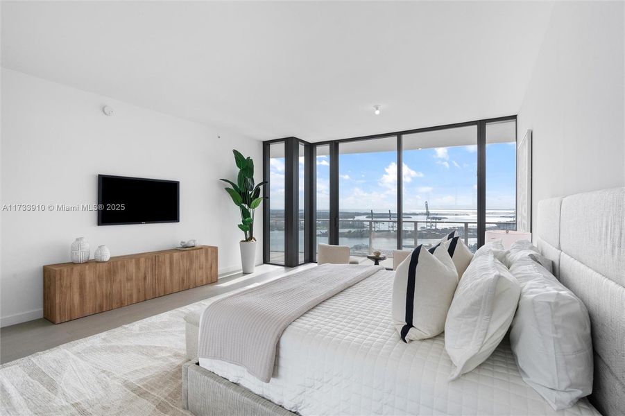 Furnished interior view inside a new home in Five Park, Miami (Image 10). Furnished interior view inside a new home in Five Park, Miami (Image 10).