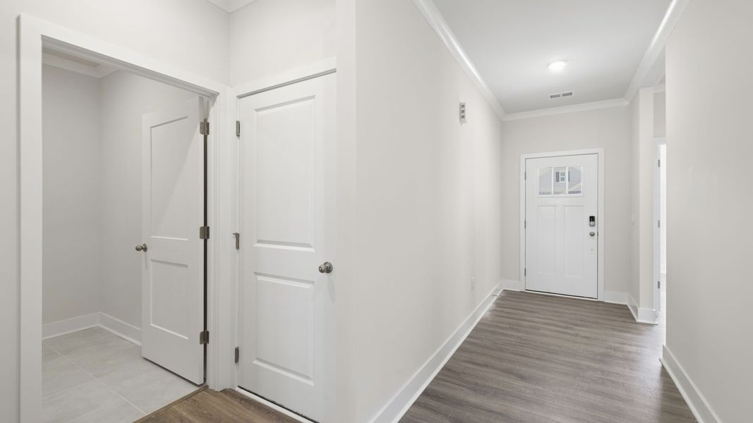 Spacious, unfurnished interior of a new home in Reserve at Tap Root Farms, Fletcher (Image 17). Spacious, unfurnished interior of a new home in Reserve at Tap Root Farms, Fletcher (Image 17).