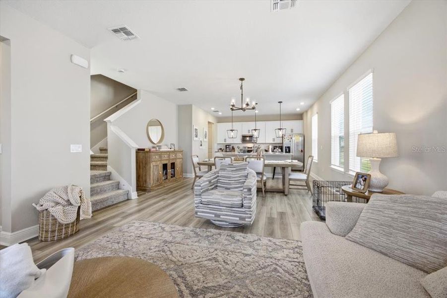 Furnished interior view inside a new home in Highland Ridge, Winter Garden (Image 13).