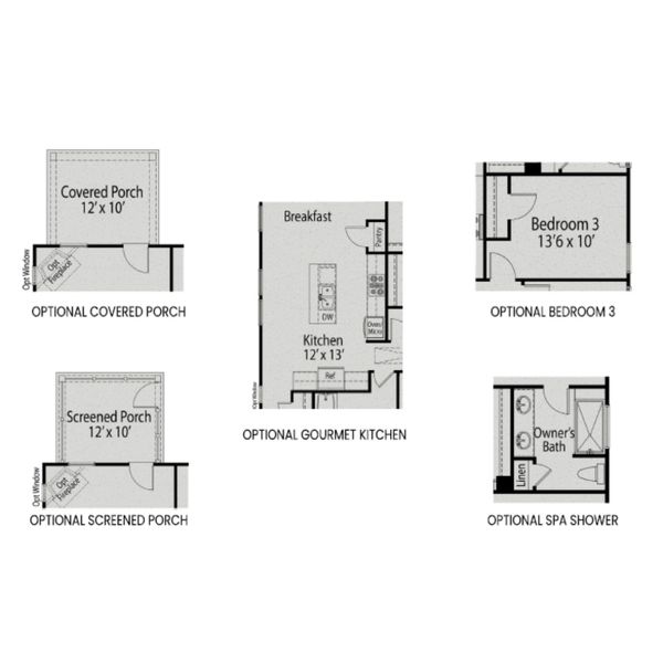 2D floor plan layout for the The Carter A by Davidson Homes LLC in Villas at Carpenter Woods, Durham, NC (Image 4). 2D floor plan layout for the The Carter A by Davidson Homes LLC in Villas at Carpenter Woods, Durham, NC (Image 4).
