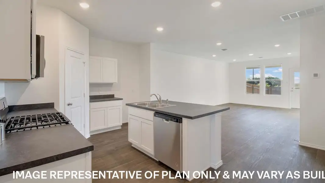 Furnished interior view inside a new home in Wayside, Uhland (Image 3).