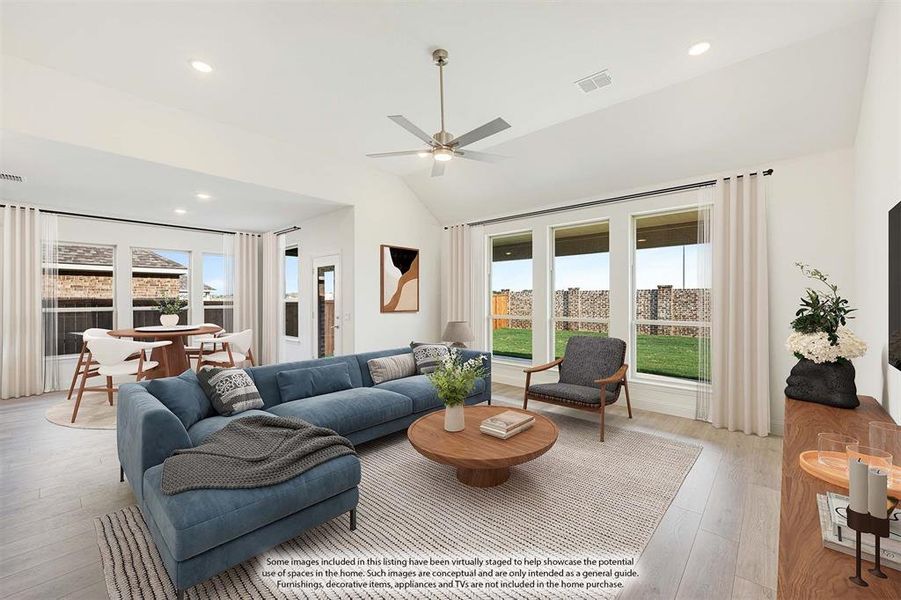 Furnished interior view inside a new home in Hunters Ridge, Crowley (Image 8). Furnished interior view inside a new home in Hunters Ridge, Crowley (Image 8).