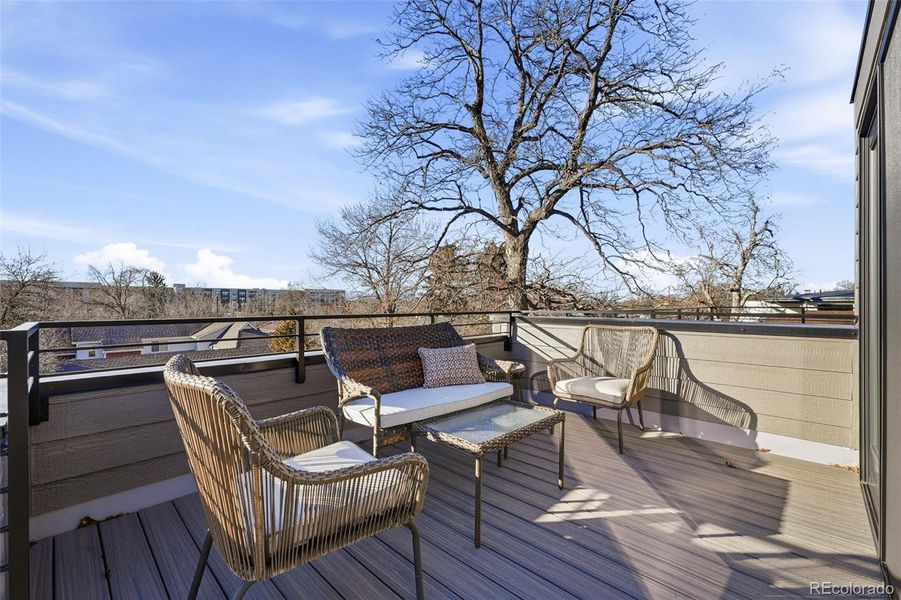 Exterior details and patio area of a home in , Denver (Image 26). Exterior details and patio area of a home in , Denver (Image 26).