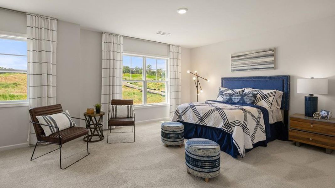 Furnished interior view inside a new home in Thalley Creek Estates, Cumming (Image 12).