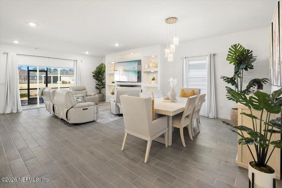 Furnished interior view inside a new home in Seaton Creek, Jacksonville (Image 10).