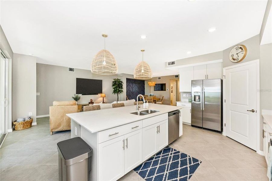 Furnished interior view inside a new home in Wellen Park Golf & Country Club, Venice (Image 36).
