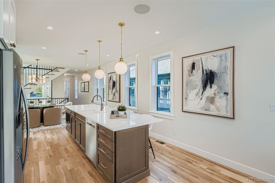 Furnished interior view inside a new home in , Denver (Image 5).