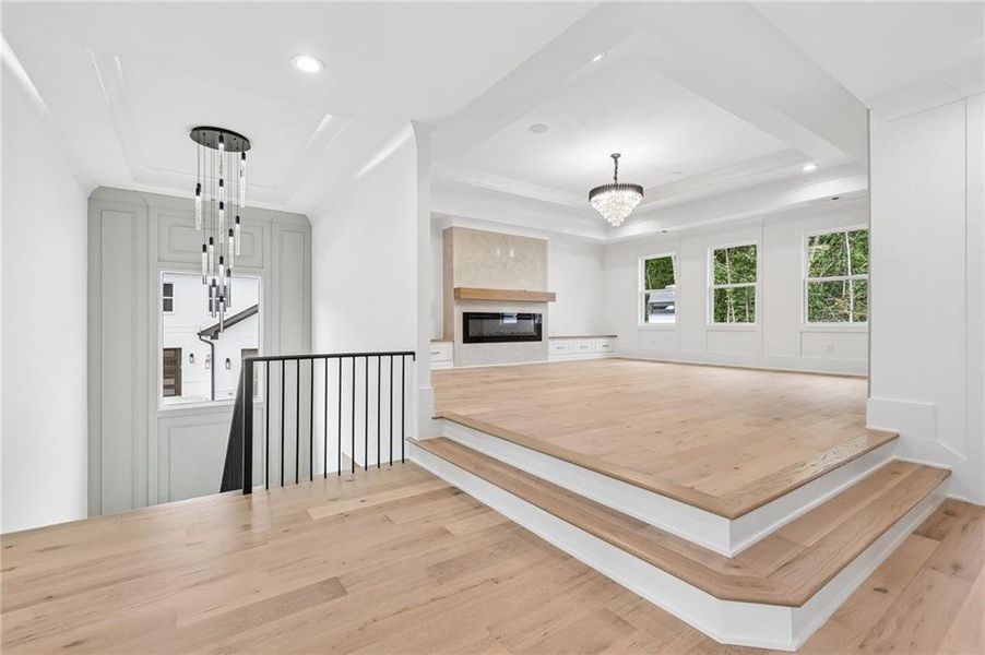 Furnished interior view inside a new home in , Hoschton (Image 37).