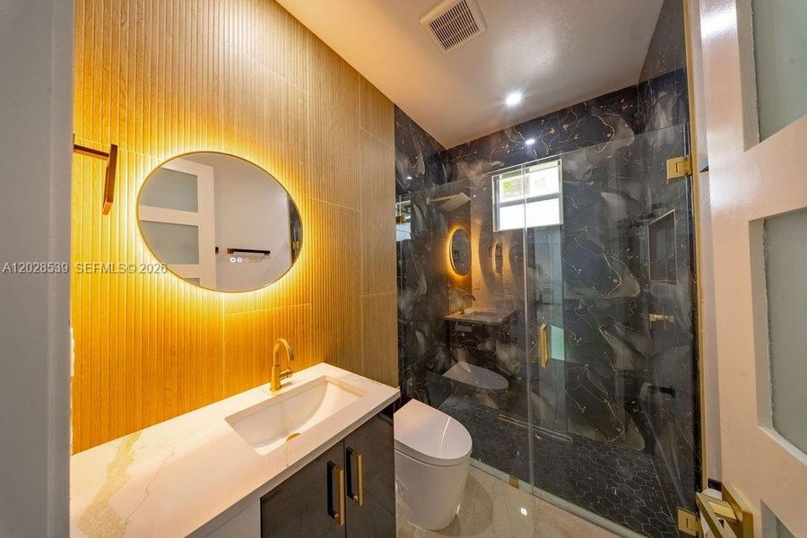 Furnished interior view inside a new home in , North Fort Myers (Image 15).