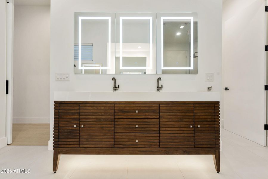 Primary Bathroom - Double Vanities With