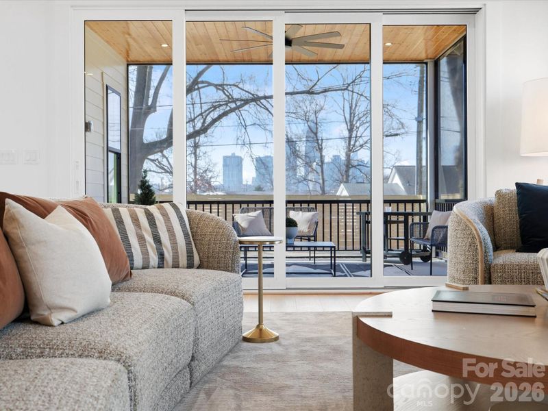 Furnished interior view inside a new home in , Charlotte (Image 12).