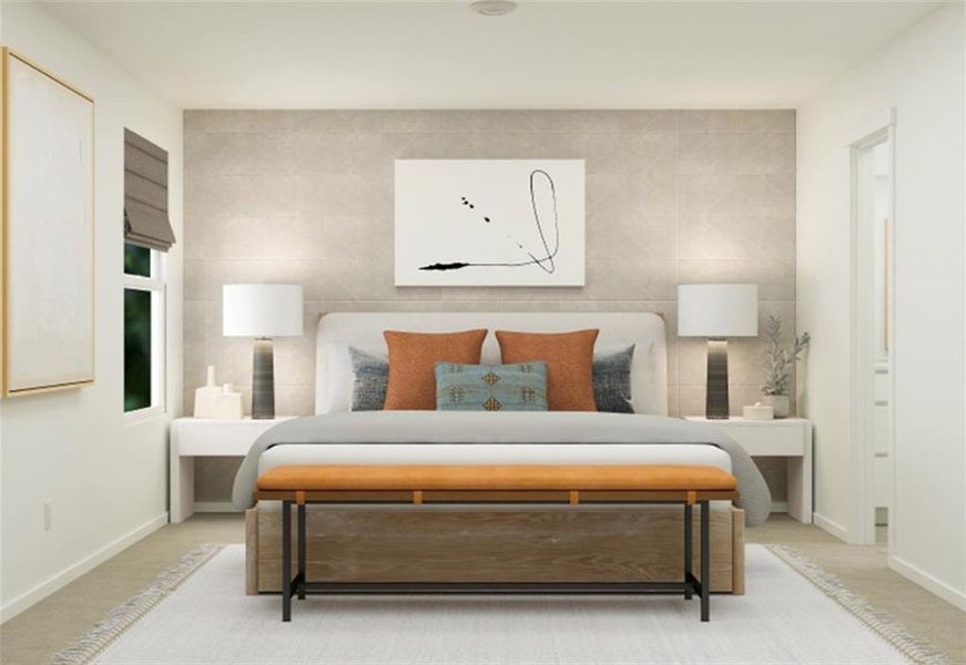 Furnished interior view inside a new home in Monte Verde, Temple (Image 6).