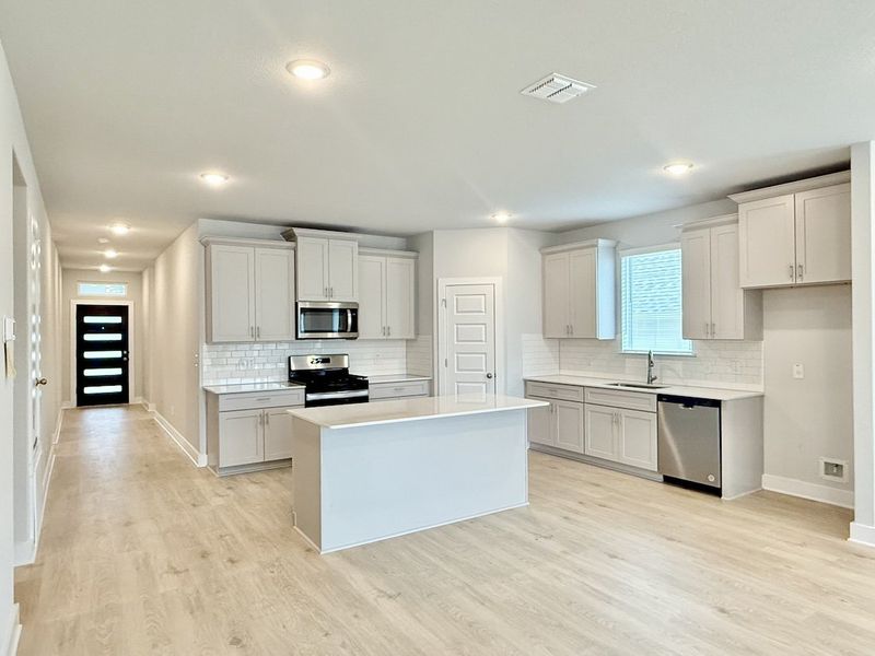 Furnished interior view inside a new home in Porter Country, Kyle (Image 6). Furnished interior view inside a new home in Porter Country, Kyle (Image 6).