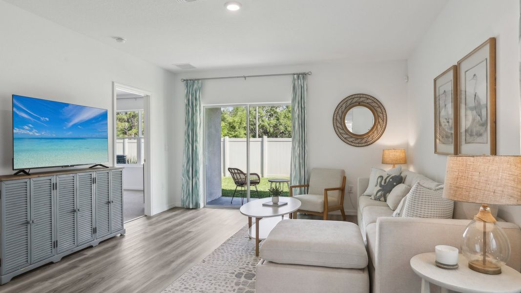 Furnished interior view inside a new home in Angeline, Land O' Lakes (Image 6).