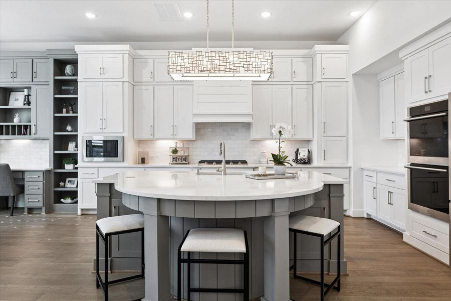 Furnished interior view inside a new home in Elyson, Katy (Image 33).