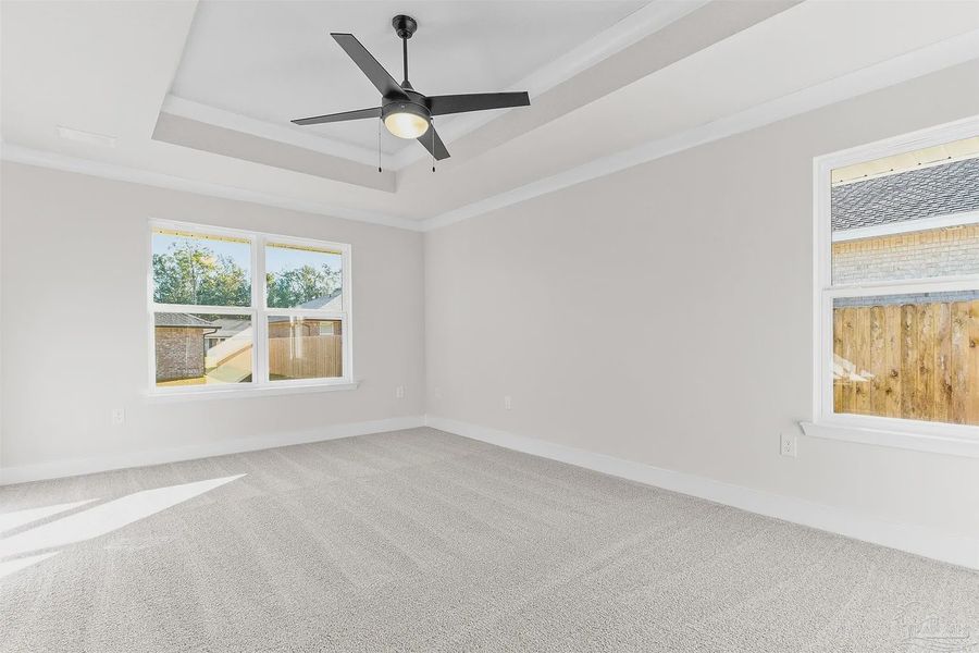 Spacious, unfurnished interior of a new home in Pecan Valley, Cantonment (Image 11). Spacious, unfurnished interior of a new home in Pecan Valley, Cantonment (Image 11).