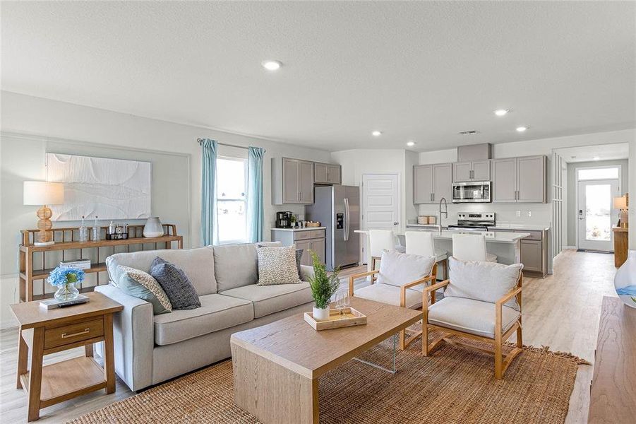 Furnished interior view inside a new home in Wind Meadows South, Bartow (Image 16).