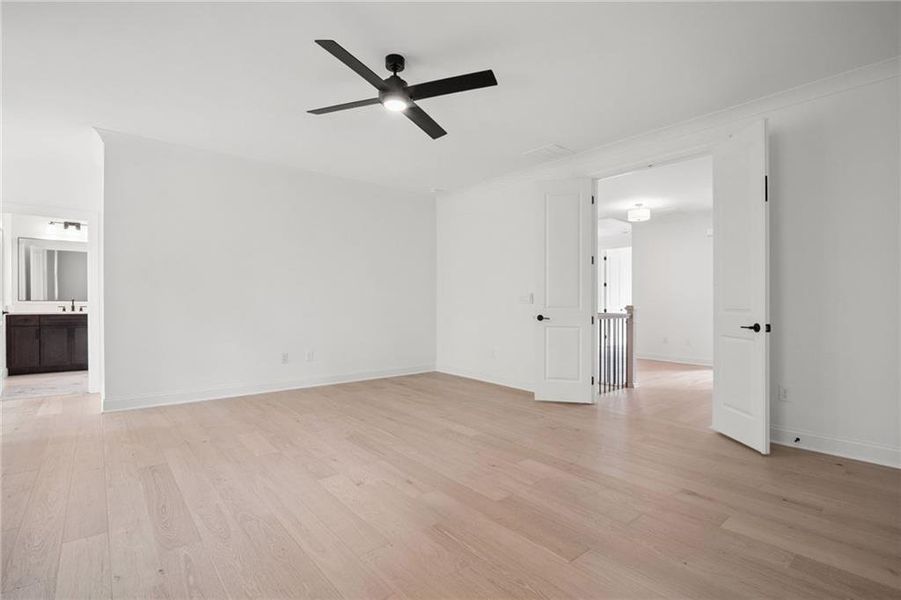 Spacious, unfurnished interior of a new home in Lakeside at River Green, Canton (Image 11).