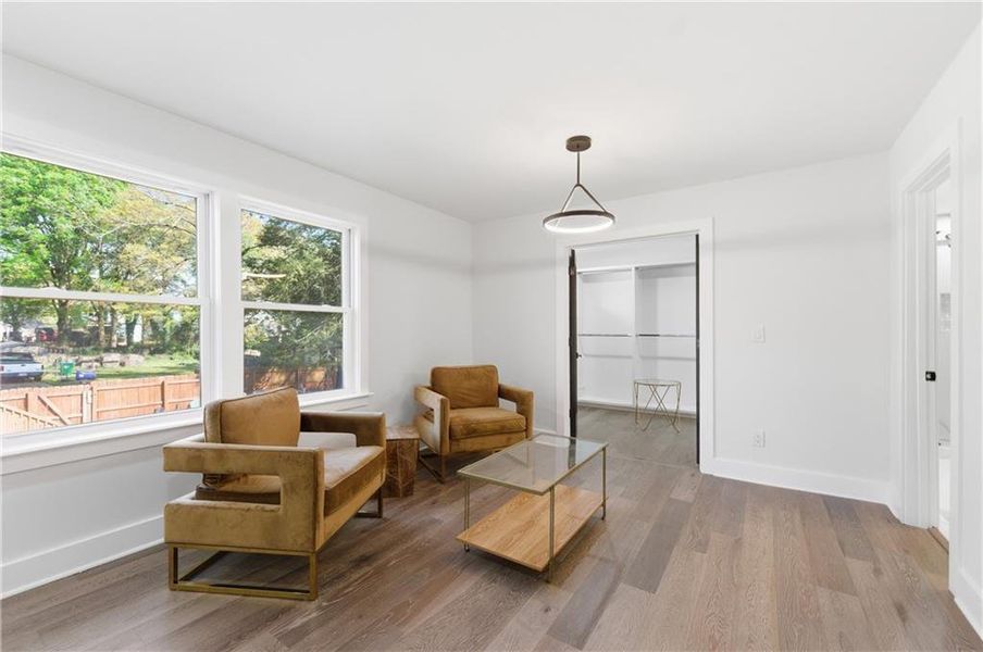 Furnished interior view inside a new home in , Atlanta (Image 10).