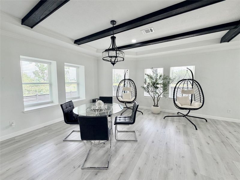 Furnished interior view inside a new home in , Cleveland (Image 9). Furnished interior view inside a new home in , Cleveland (Image 9).