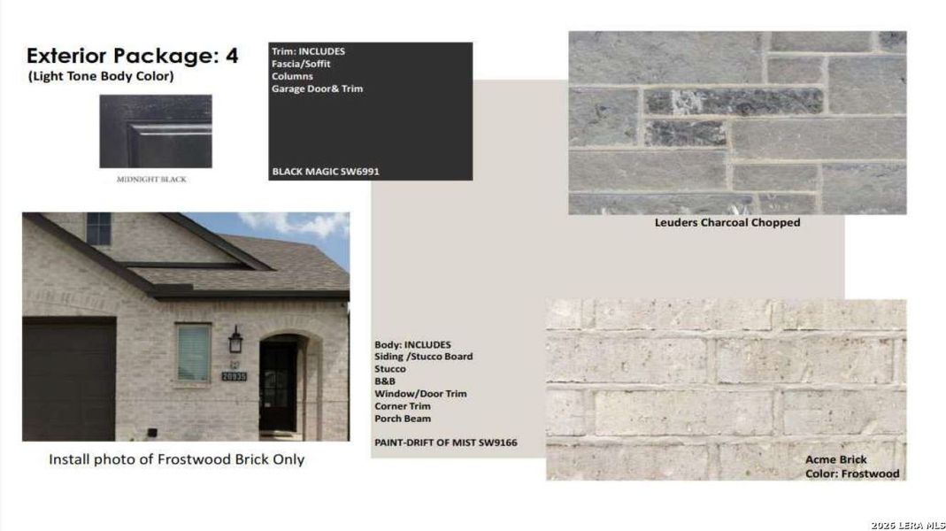 Sample of building materials used in homes in Megan's Landing, Castroville (Image 4). Sample of building materials used in homes in Megan's Landing, Castroville (Image 4).