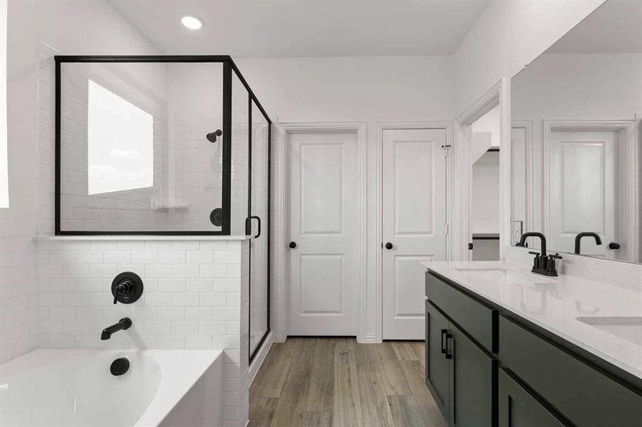 Furnished interior view inside a new home in Brookshire at Legacy Hills-60s, Celina (Image 6).