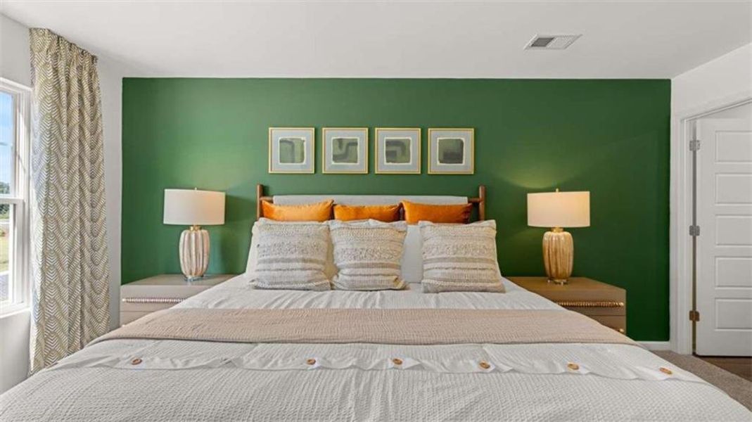 Furnished interior view inside a new home in The Gables at Agricultural Village, Perry (Image 4).