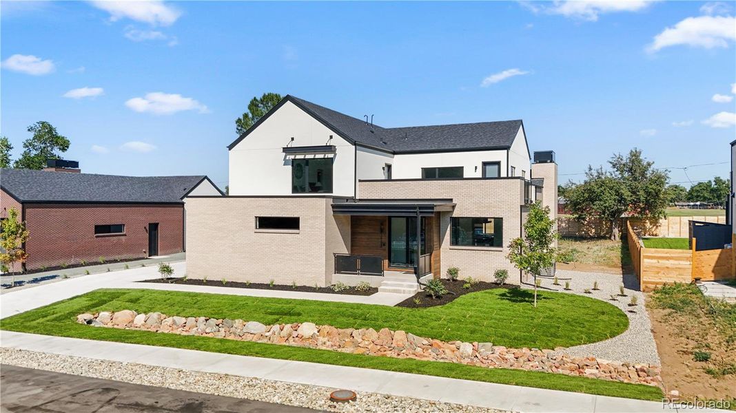 Front exterior of a new home in , Golden, CO, highlighting curb appeal (Image 28).