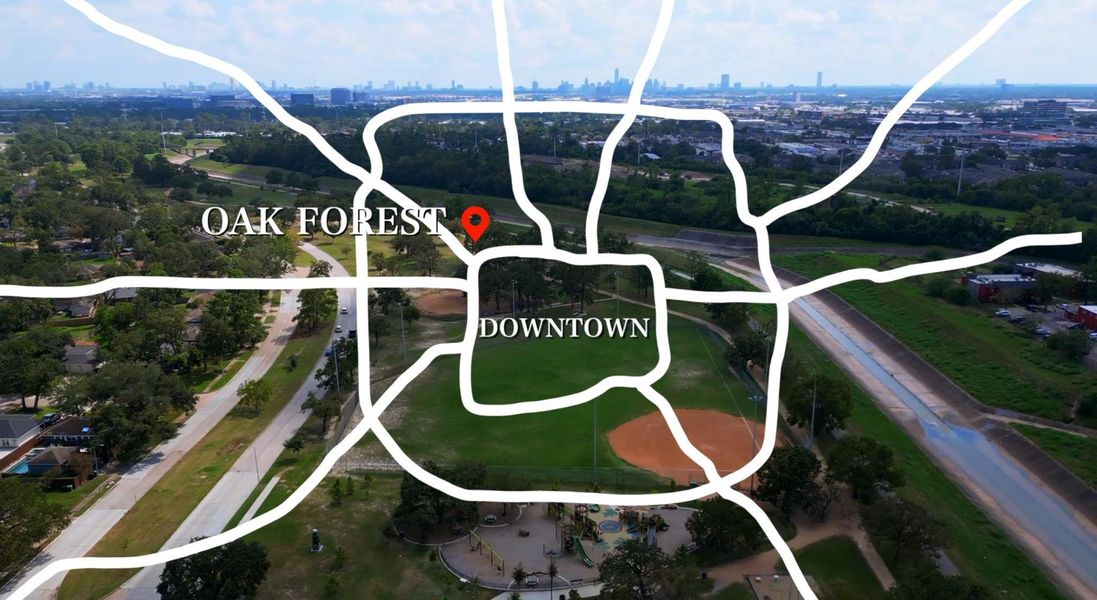 OAK FOREST - Conveniently located with quick access to freeways.