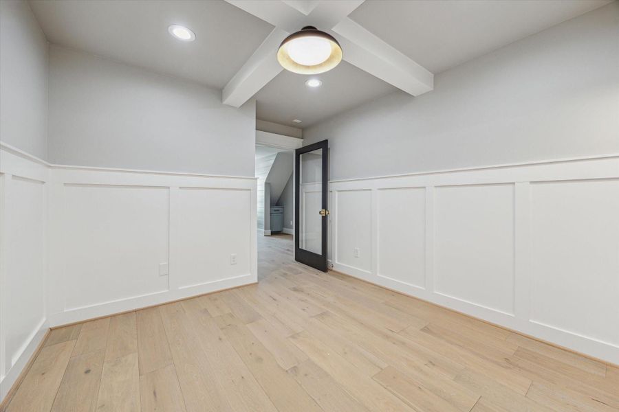 One of 4 upstairs bedrooms.