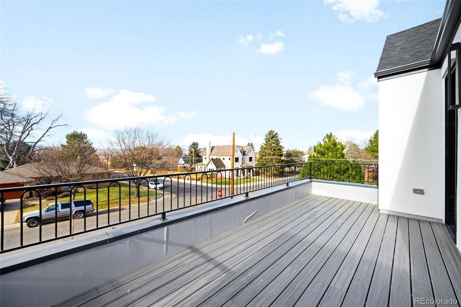Exterior details and patio area of a home in , Denver (Image 25).