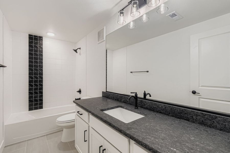 Furnished interior view inside a new home in Sterling Ranch Homestead 50s, Colorado Springs (Image 15).