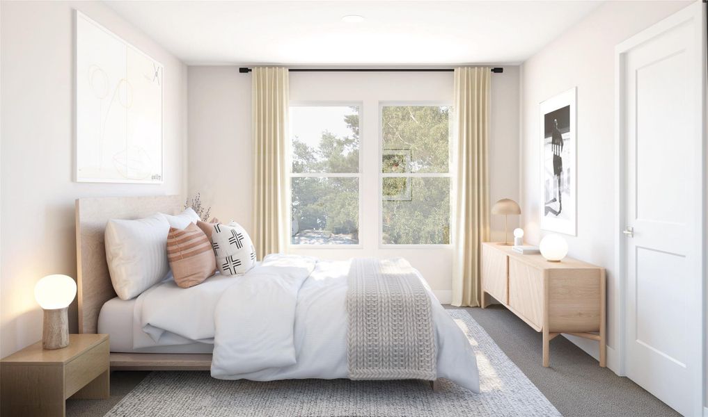 Bedroom 2 (*Artist rendering used for illustration purposes only.) Bedroom 2 (*Artist rendering used for illustration purposes only.)