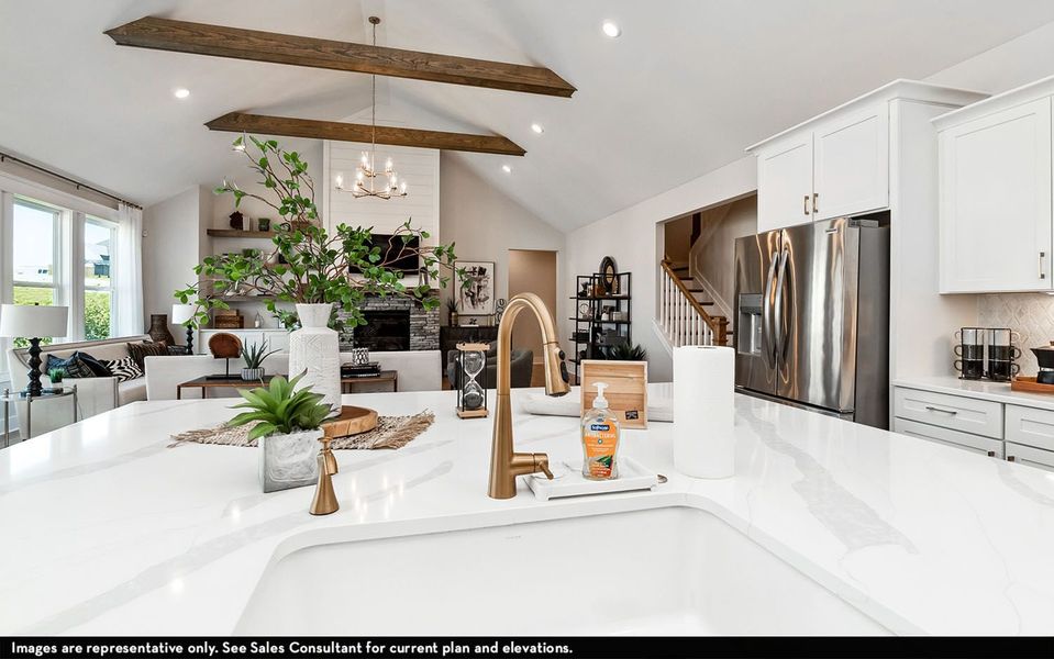 Furnished interior view inside a new home in High Park Hill, Arrington (Image 9).