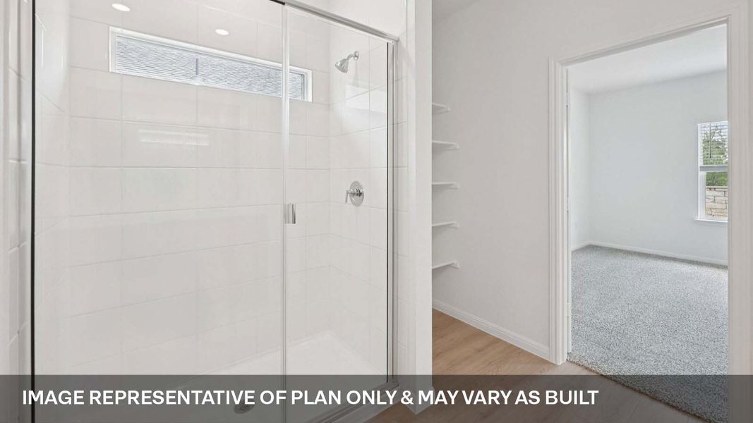 Representative interior finishes for a home built from the The Ozark by D.R. Horton in Bar W Ranch, Leander (Image 11).