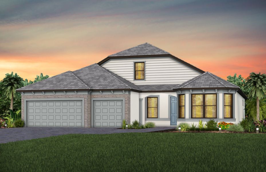 Exterior FM3 with stone detail Exterior FM3 with stone detail