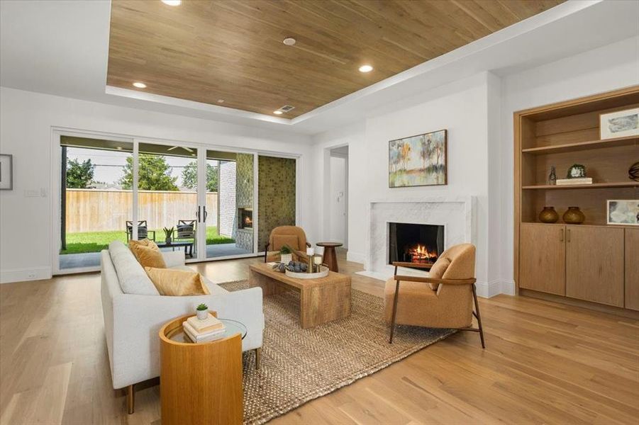 Furnished interior view inside a new home in , Dallas (Image 4). Furnished interior view inside a new home in , Dallas (Image 4).