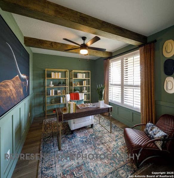 Furnished interior view inside a new home in , Castroville (Image 32).
