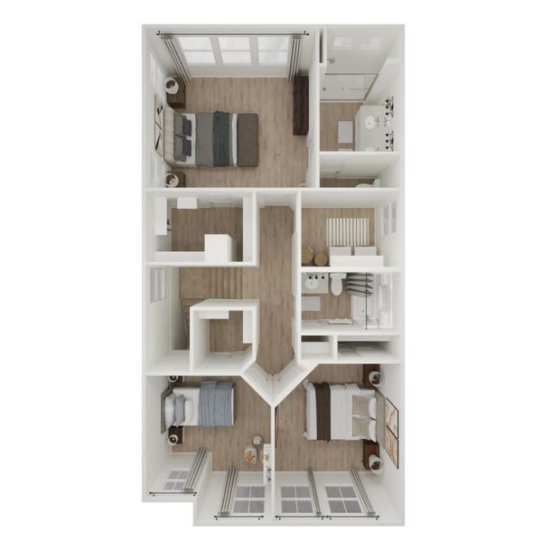 Image 16 representing the Ridgewood II by K. Hovnanian® Homes in Piccolina, Houston, TX. Image 16 representing the Ridgewood II by K. Hovnanian® Homes in Piccolina, Houston, TX.