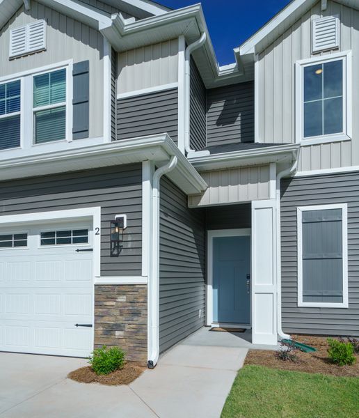 Representative exterior photo of a completed home built from the The Kennedy by Cothran Homes in Holly Ridge, Greenville, SC (Image 28).