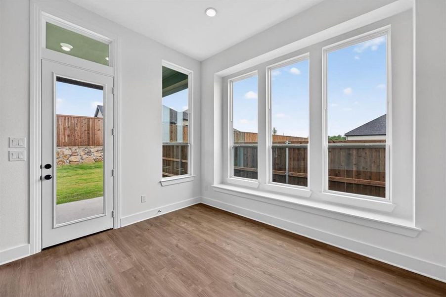 Spacious, unfurnished interior of a new home in Wellington, Haslet (Image 17).